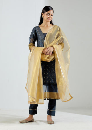 Grey Vega kurta set (Set of 3)