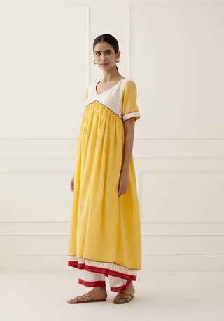 Yellow Maisa Kurta Set (Set of 2)