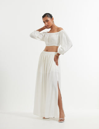 White Marae Skirt