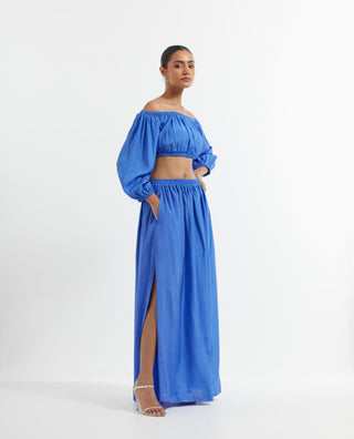 Blue Abel Co-Ord Set Side View