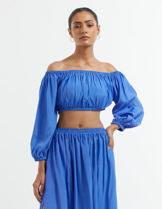 Blue Abel Co-Ord Set Close View