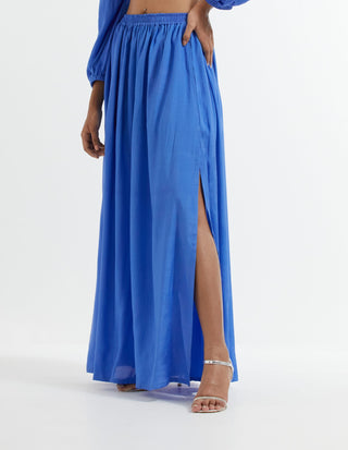 Blue Abel Co-Ord Set Down View