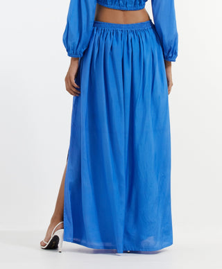 Blue Abel Co-Ord Set Back Down View