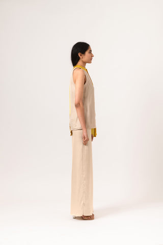 Ecru Yellow Blouse right view