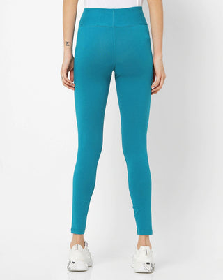 Adorna Active Leggings - Teal Green