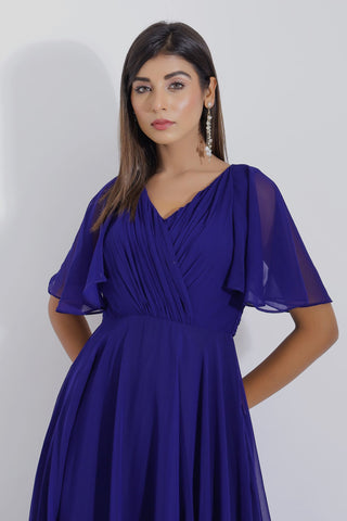 Blue Evening Gown Closure