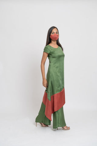 Olive Green Set by WearVega.