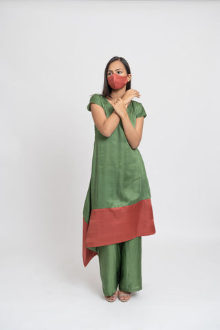 Olive Green Set by WearVega.