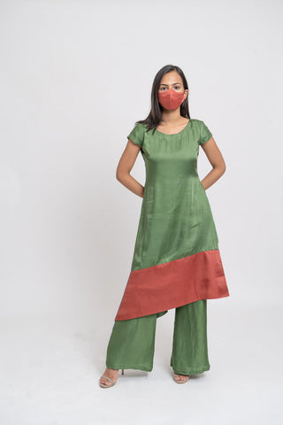 Olive Green Set by WearVega.