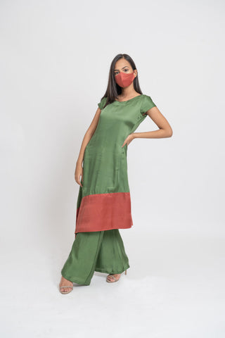 Olive Green Set by WearVega.