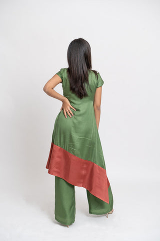 Olive Green Set by WearVega.