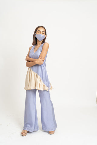 Lilac Beige Co-ord Set left view