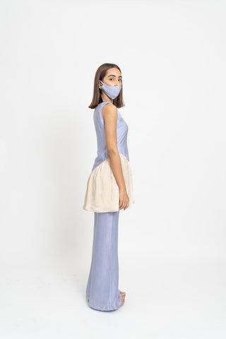 Lilac Beige Co-ord Set right view