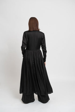 Black Gold Kurta Set by WearVega.