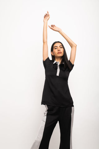 Black-Grey Co-ord Set by WearVega.