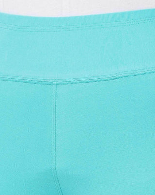 Adorna Active Leggings - Aqua Blue