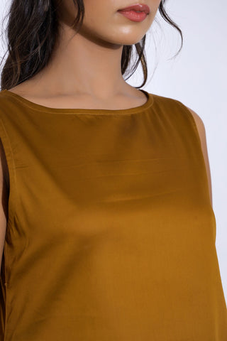 Color Block Asymmetric Top