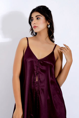 Long Top and Matching Pant Set Closeup 2