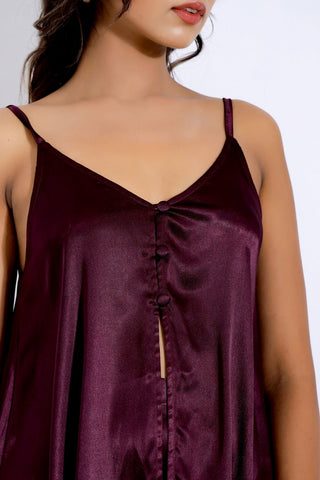 Long Top and Matching Pant Set Closeup 2