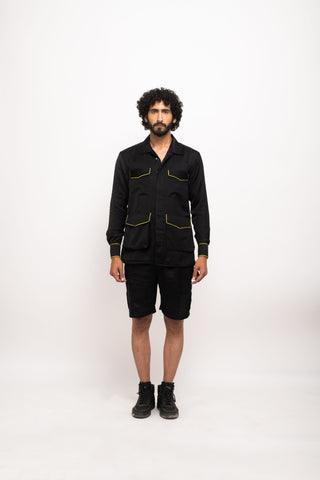 Black-Neon Jacket by WearVega.