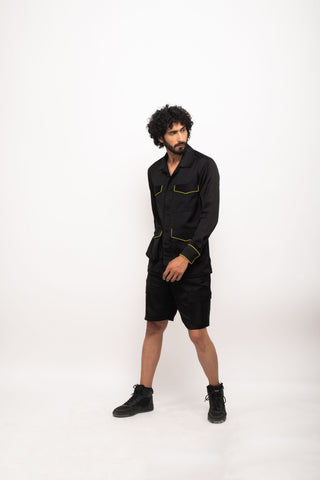 Black-Neon Jacket by WearVega.