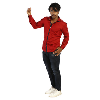 Stand Out Design Maroon Shirt by WearVega.