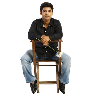 Detailed Collar Versatile Black Shirt by WearVega.