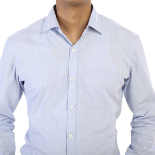 Formal Look Comfortable Blue Shirt by WearVega.
