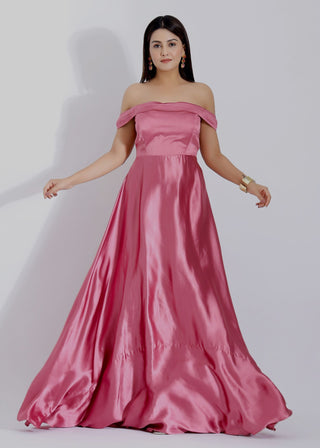 Off shoulder Evening Gown