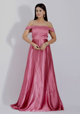 Off shoulder Evening Gown 2
