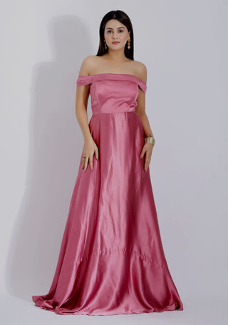 Off shoulder Evening Gown 3