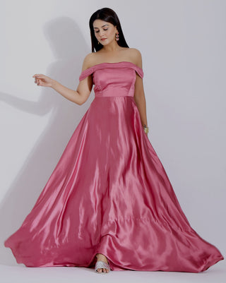 Off shoulder Evening Gown 4