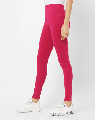Adorna Active Leggings - Magenta