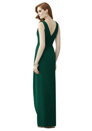 Sleeveless Draped Evening Gown