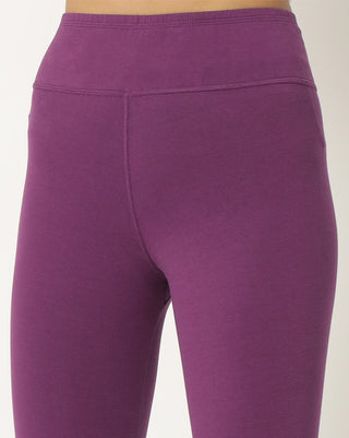Adorna Active Leggings - Purple