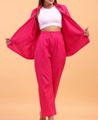 Oversized Pink Shirt