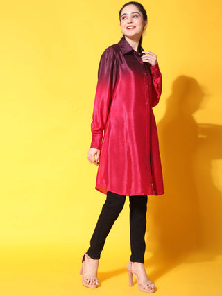 longline ombre shirt side1