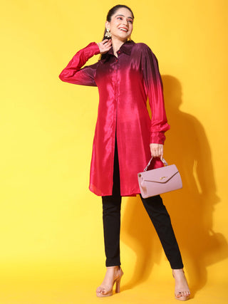 longline ombre shirt side2