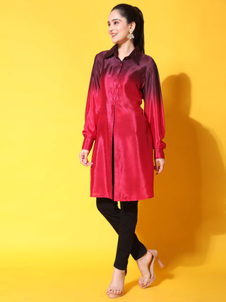 longline ombre shirt side3